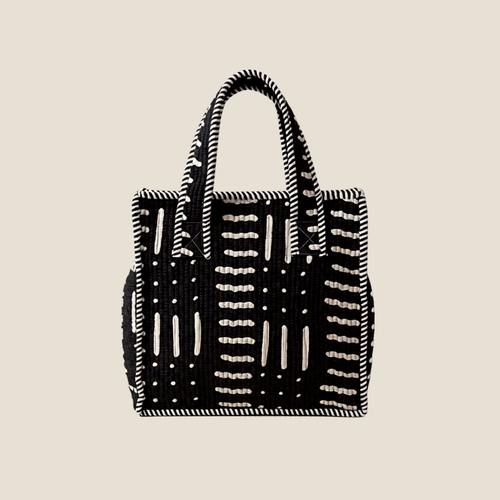 Black Daily Mini Tote Bag front view