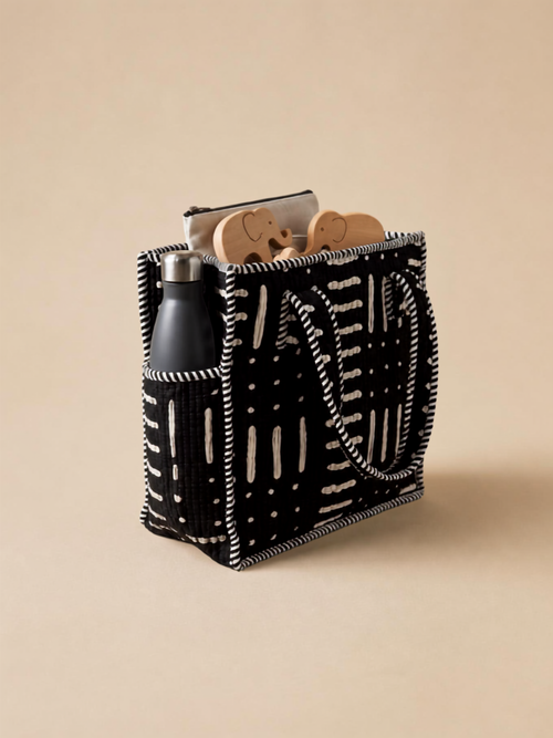 Black Daily Mini Tote Bag